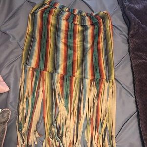 Skirt fringe